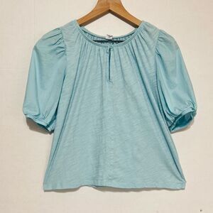 Old Navy Aqua Blue Pullover Blouse   Sz S